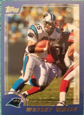 Wesley Walls #7 Football Cards 2000 Topps