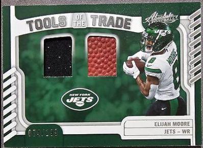 Elijah Moore #TTD-39 2022 Panini Absolute Football Tools of the Trade Double