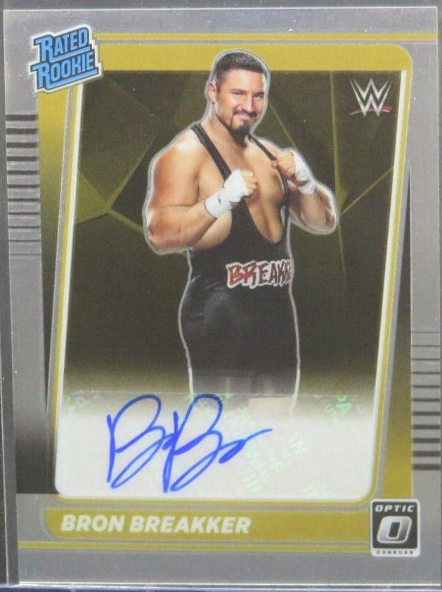 Bron Breakker #RR-BBK Wrestling Cards 2022 Panini Chronicles WWE Donruss Optic Rated Rookie Signatures