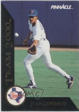 Juan Gonzalez #26 Baseball Cards 1992 Pinnacle Team 2000