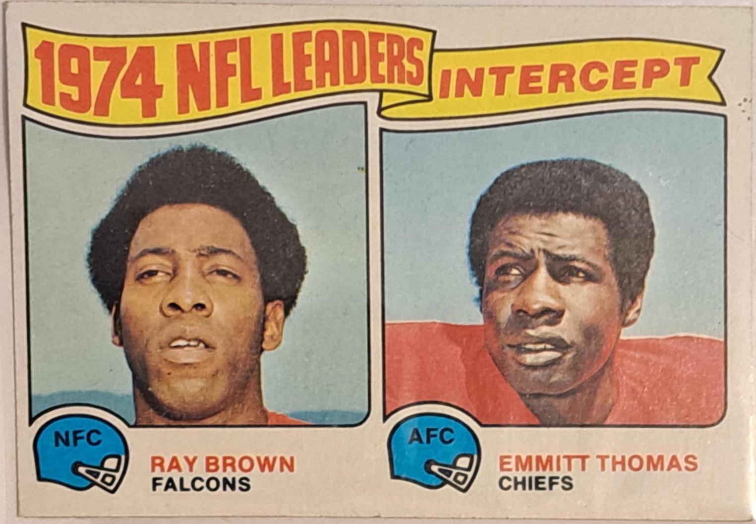 1974 Leaders: Intercept #5 Football Cards 1975 Topps