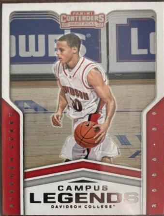 Stephen Curry #6 Basketball Cards 2020 Panini Contenders Draft Picks Campus Legends