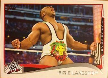 Big E Langston #3 Wrestling Cards 2014 Topps WWE