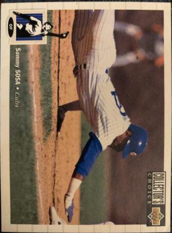 Sammy Sosa #263 Baseball Cards 1994 Collector's Choice