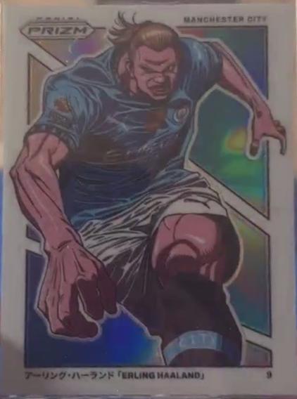 Erling Haaland #20 Soccer Cards 2024 Panini Prizm Premier League Manga