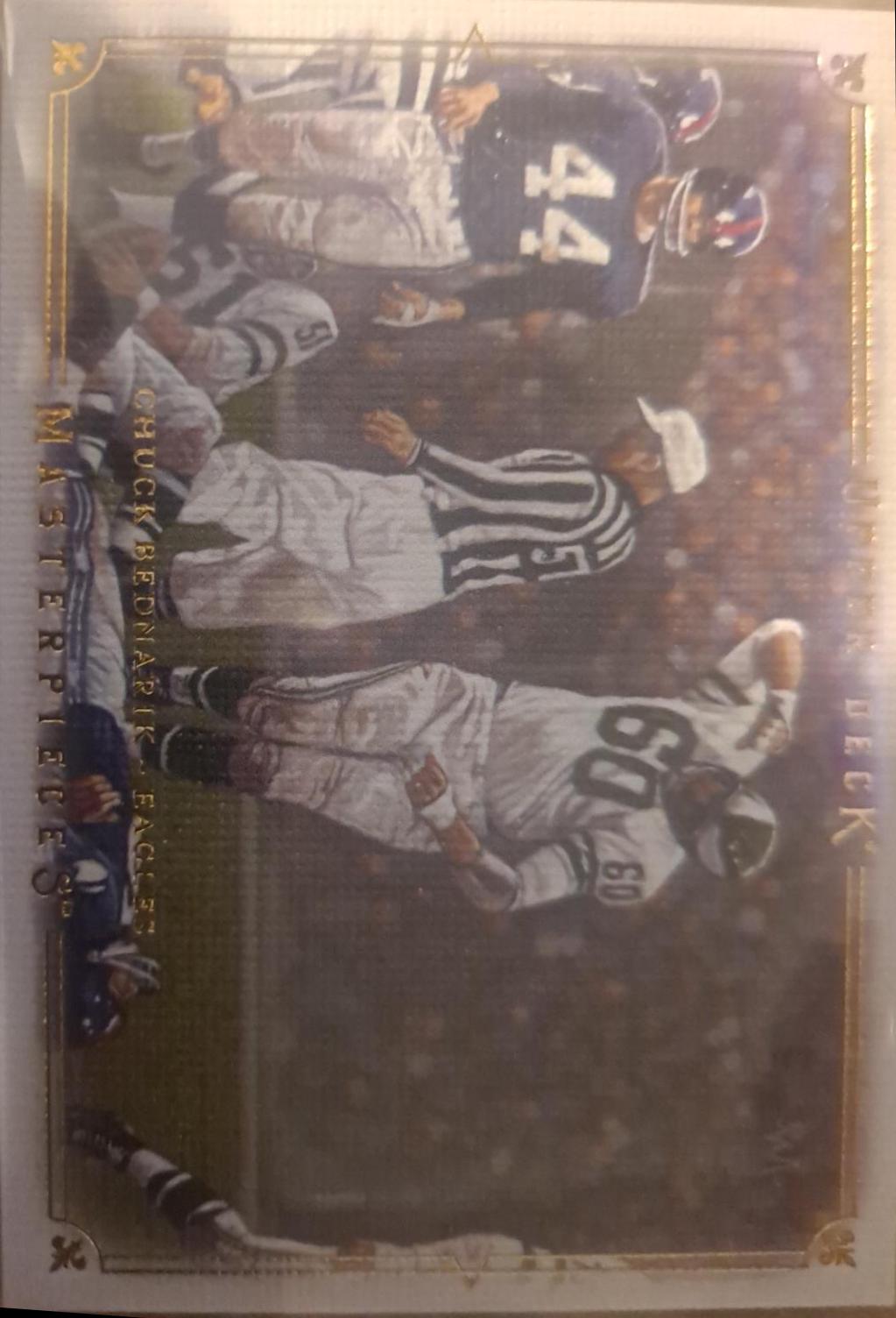 Chuck Bednarik #14 Football Cards 2008 Upper Deck Masterpieces