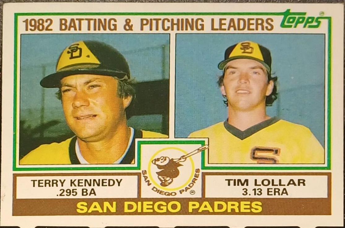 Padres 1982 Batting/Pitching Leaders #742 Baseball Cards 1983 Topps