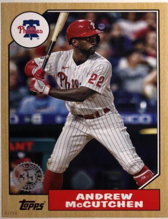 Andrew McCutchen [5x7 Gold] #T87-24