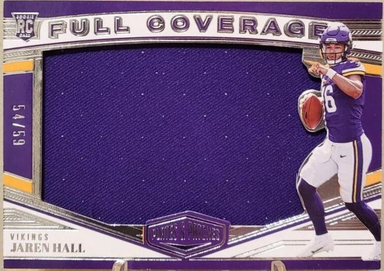 Jaren Hall #FC-43 2023 Panini Plates And Patches Full Coverage Football