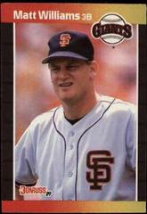 Matt Williams #594 Baseball Cards 1989 Donruss Prices