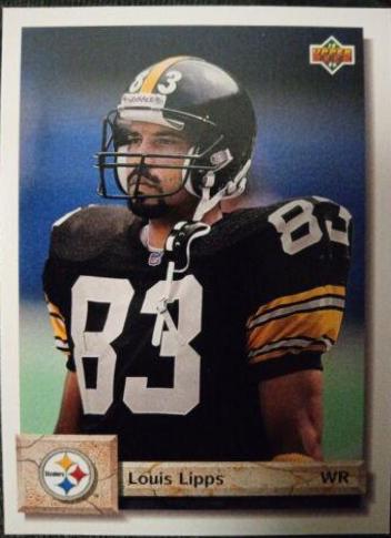 Louis Lipps #397 Football Cards 1992 Upper Deck