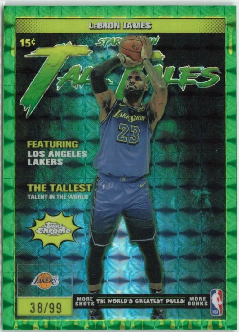 LeBron James [Refractor Green] #TT-7 Prices | 2025 Topps Chrome