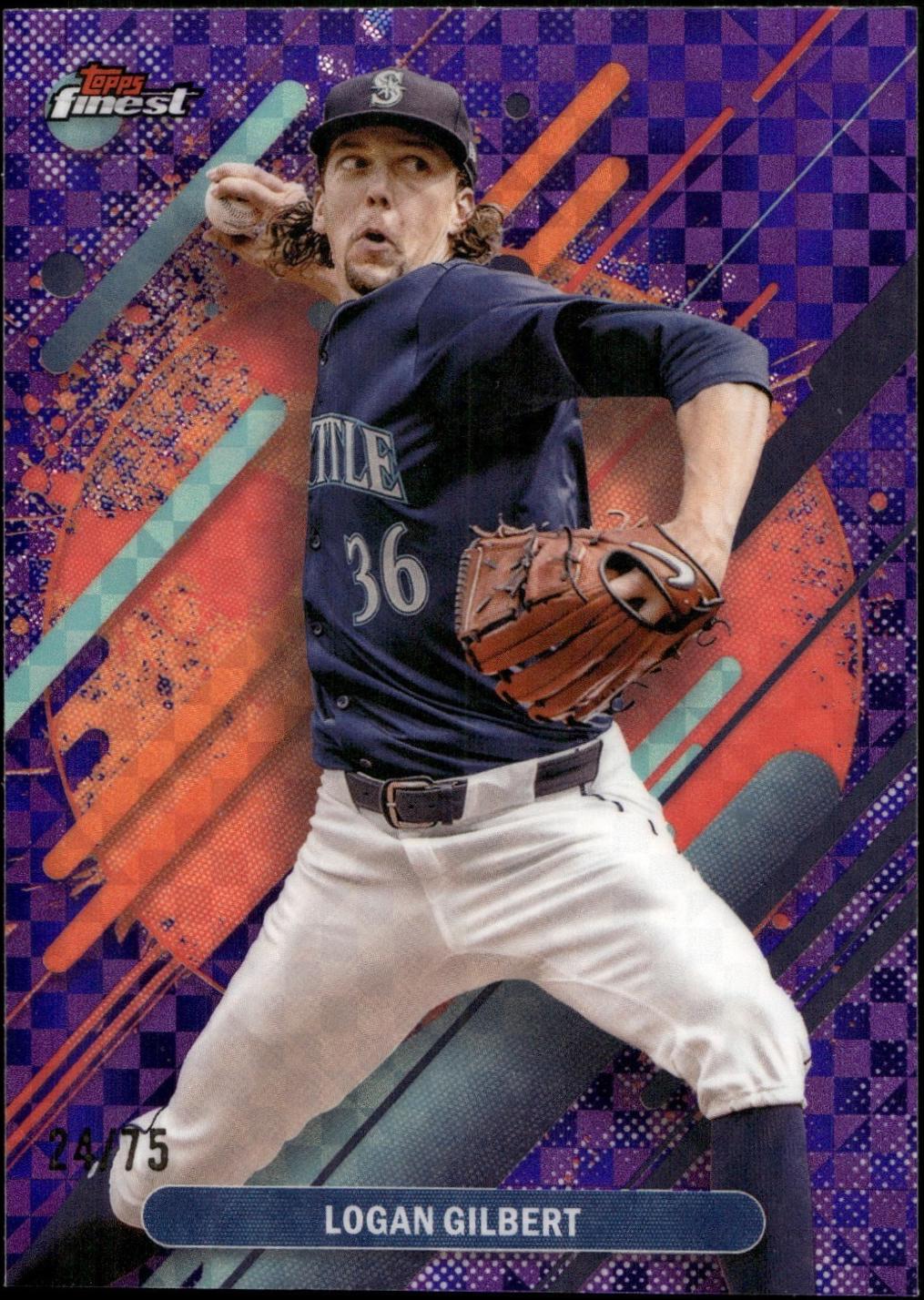 Logan Gilbert [Purple Checkerboard Refractor] #279