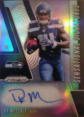 DK Metcalf #SE-DKM Football Cards 2019 Panini Prizm Sensational Signatures