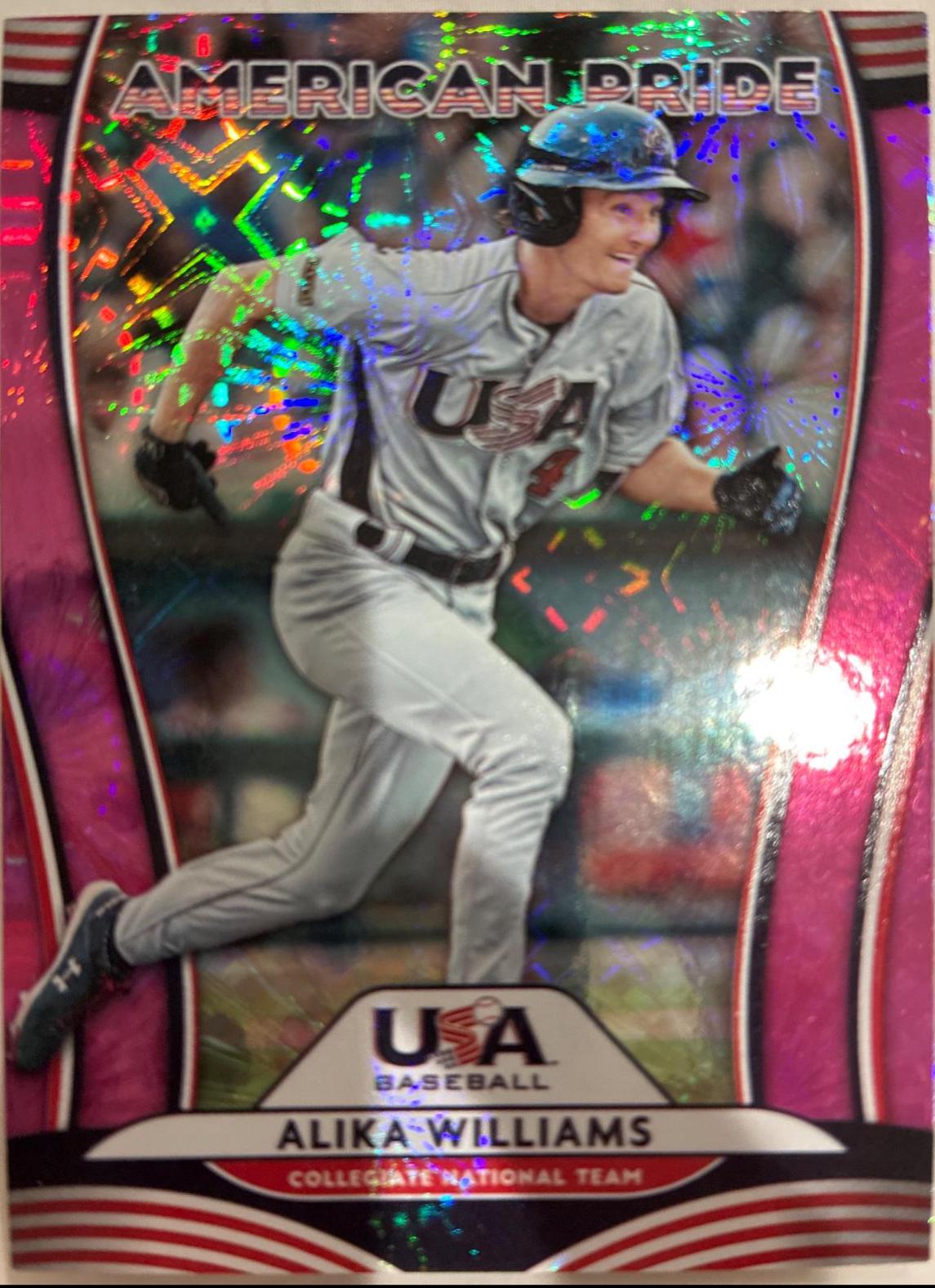 Alika Williams #AP10 2020 Panini Donruss American Pride USA Baseball