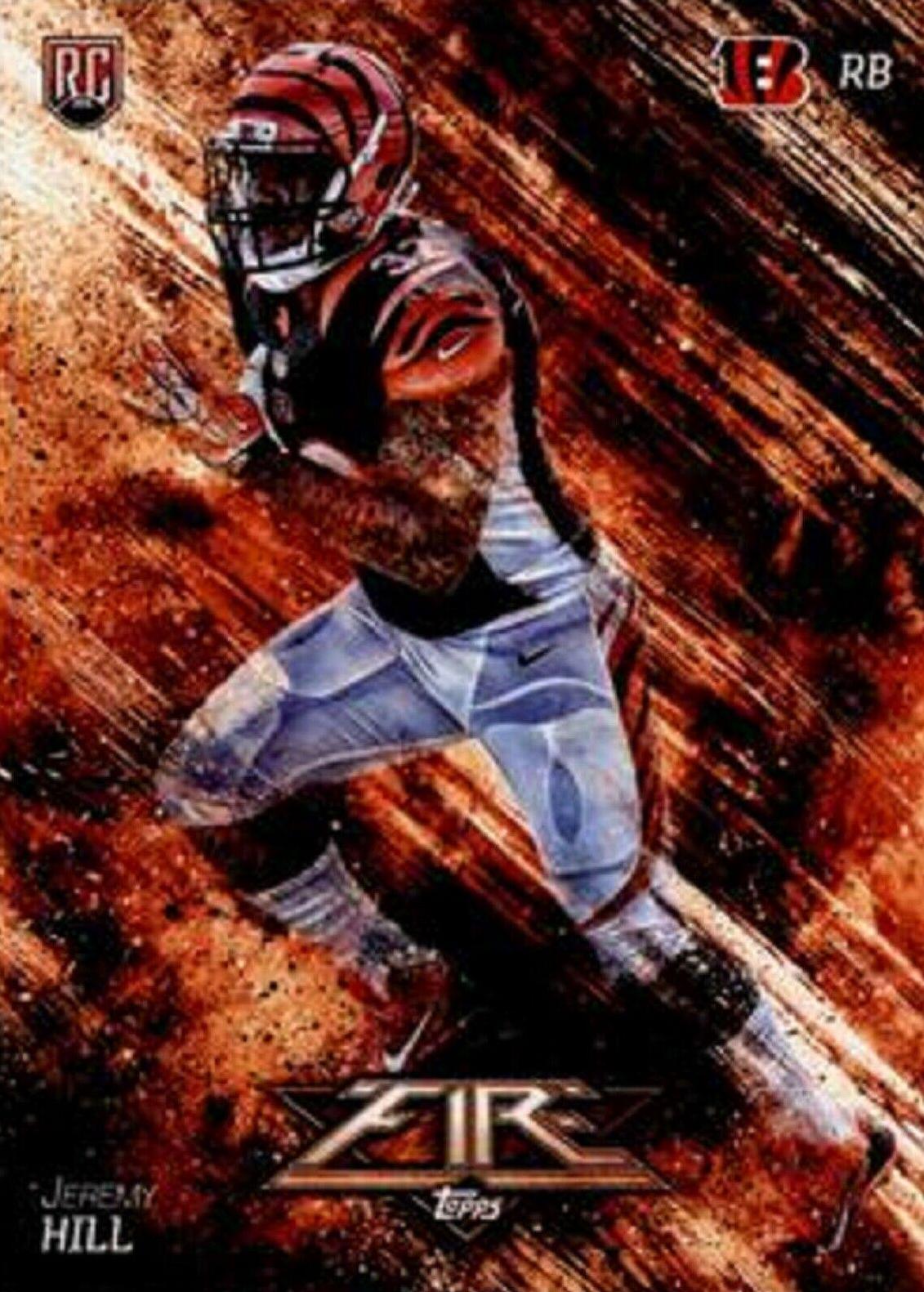 Jeremy Hill #133 Football Cards 2014 Topps Fire