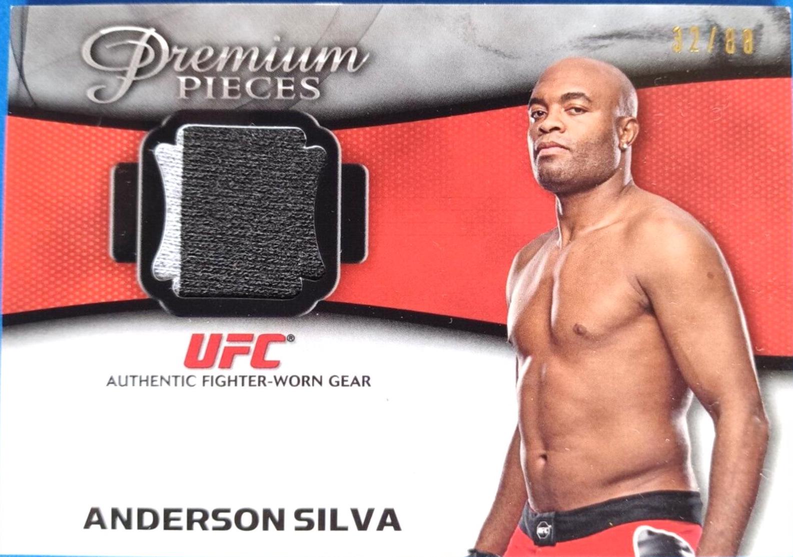 Anderson Silva #KR-AS Ufc Cards 2013 Topps UFC Knockout Relics