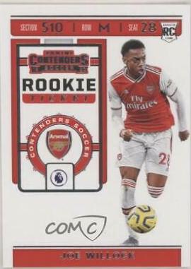 Joe Willock #RT-14 Soccer Cards 2019 Panini Chronicles Contenders Rookie Ticket