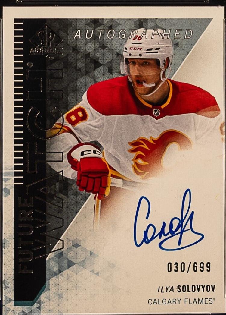 Ilya Solovyov #RFWA-IS Hockey Cards 2023 SP Authentic 2013 Retro Future Watch Auto