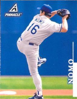 Hideo Nomo #44 Baseball Cards 1998 Pinnacle