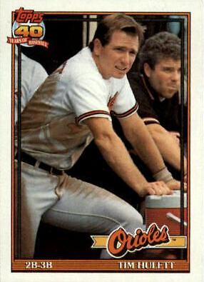 Tim Hulett #468 Baseball Cards 1991 Topps