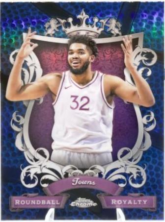 Karl-Anthony Towns [Blue Basketball Refractor] #RR-10