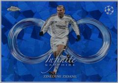 Zinedine Zidane #IS-10 Prices | 2023 Topps Chrome Sapphire UEFA
