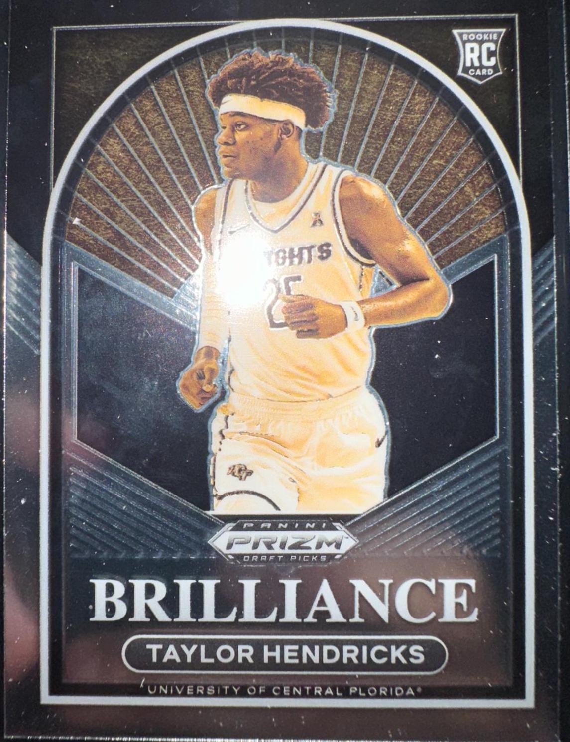 Taylor Hendricks #2 Basketball Cards 2023 Panini Prizm Draft Picks Brilliance