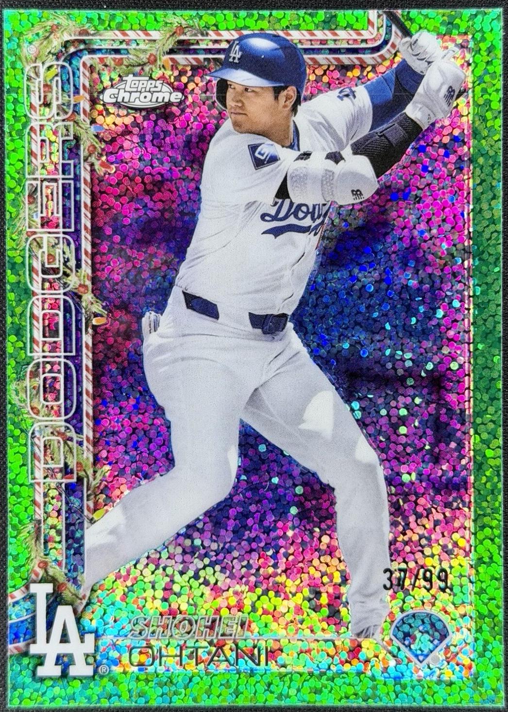 Shohei Shohei Ohtani [Green] #HC200 Prices | 2025 Topps Holiday Chrome