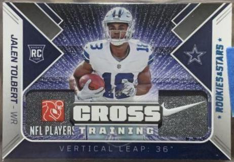 Jalen Tolbert #CT-JT Football Cards 2022 Panini Rookies & Stars Cross Training