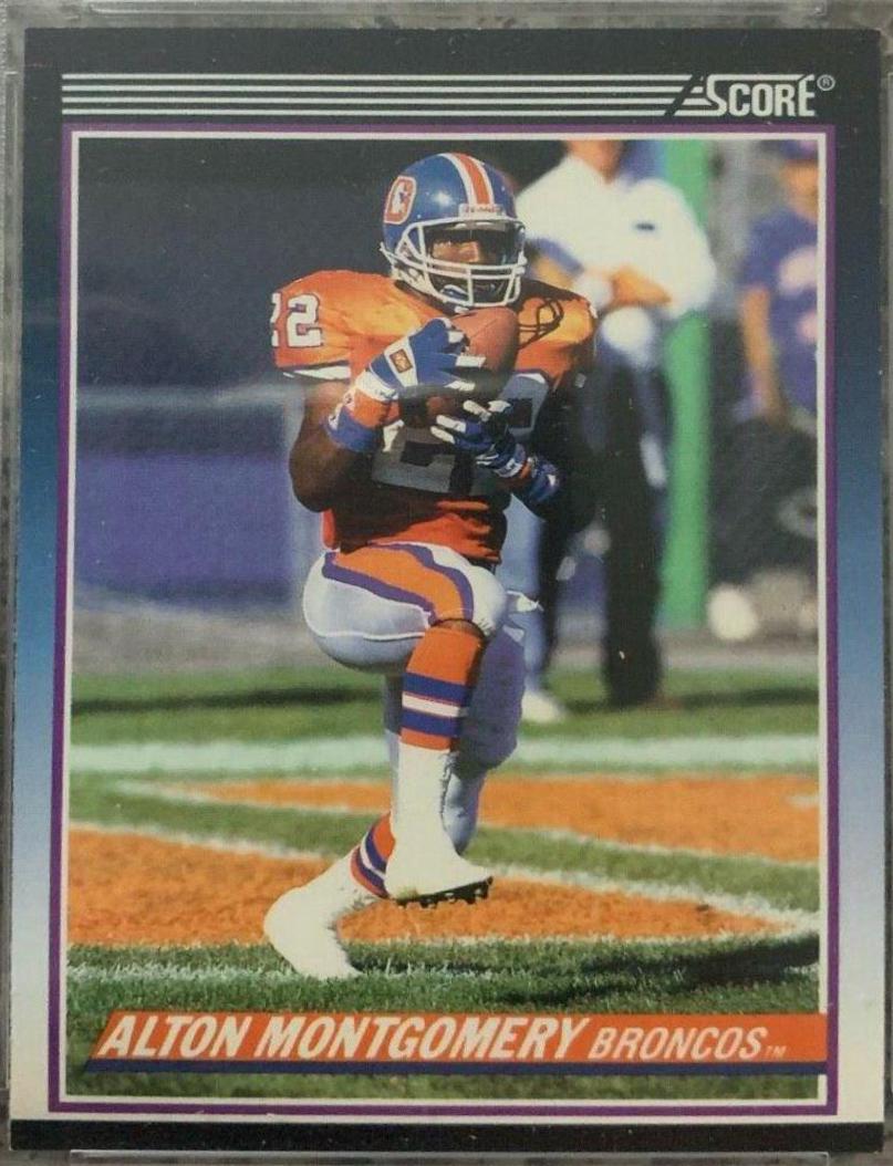 Alton Montgomery #103T Football Cards 1990 Panini Score Supplemental