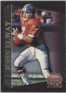 John Elway #7 Football Cards 1997 Topps Stars
