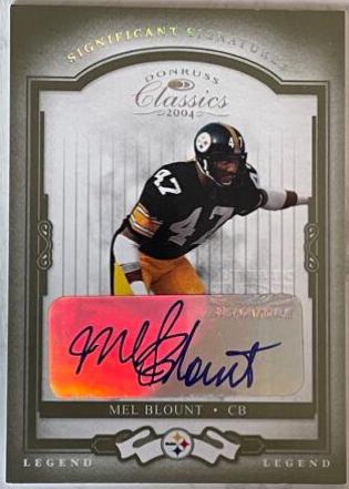 Mel Blount [Significant Signatures Green] #131