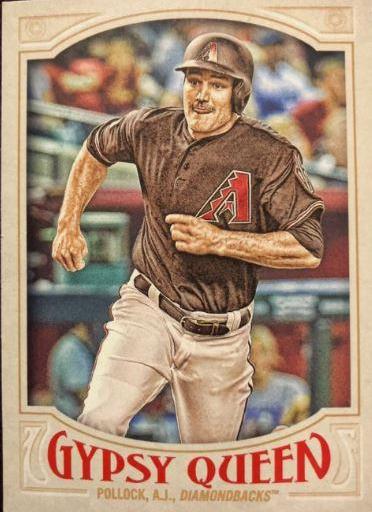 A.J. Pollock #3 Baseball Cards 2016 Topps Gypsy Queen