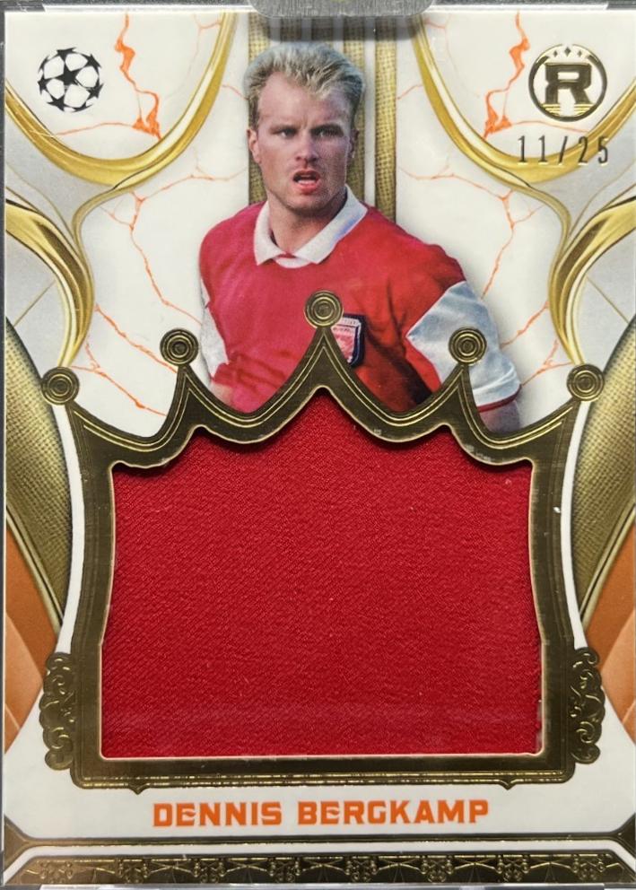 Dennis Bergkamp #RJR-DB 2024 Topps Reverence UEFA Jumbo Relic