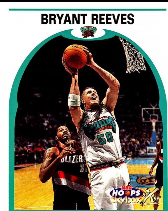 Bryant Reeves #98 1999-00 Hoops Decade Basketball