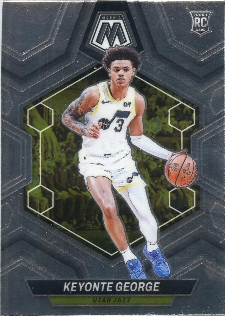 Keyonte George #222 Basketball Cards 2023 Panini Mosaic