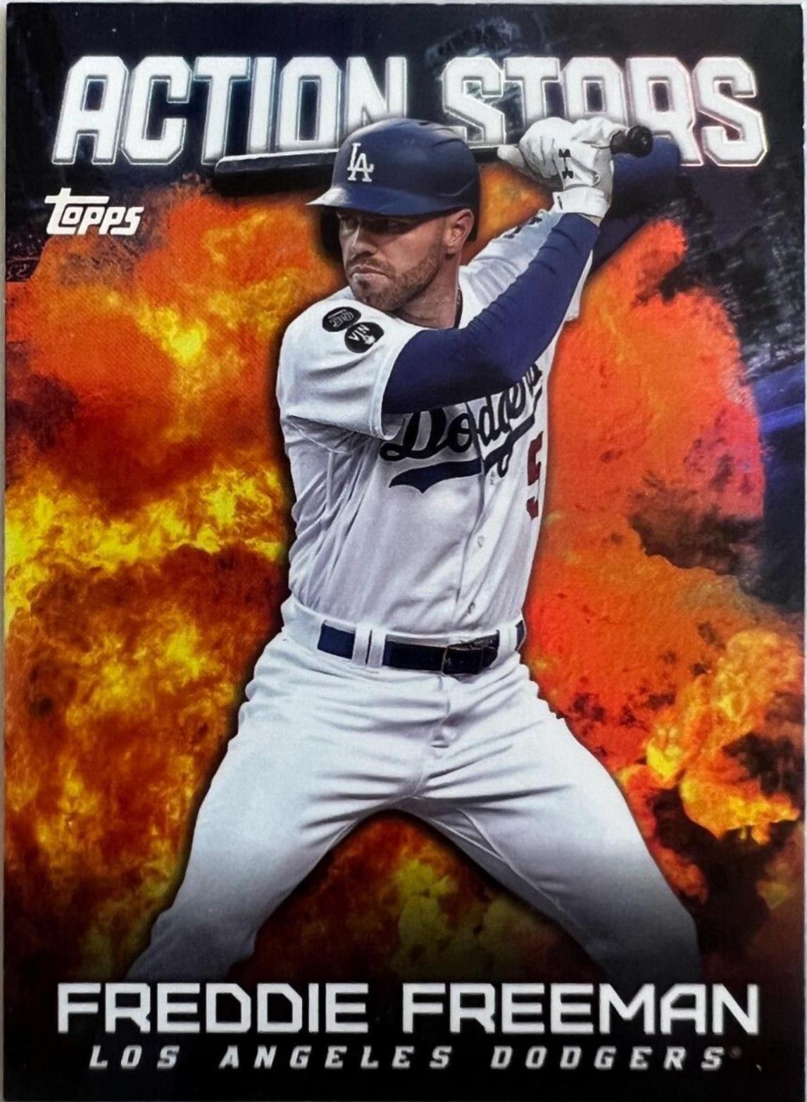 Freddie Freeman #AS-10 Baseball Cards 2023 Topps Update Action Stars