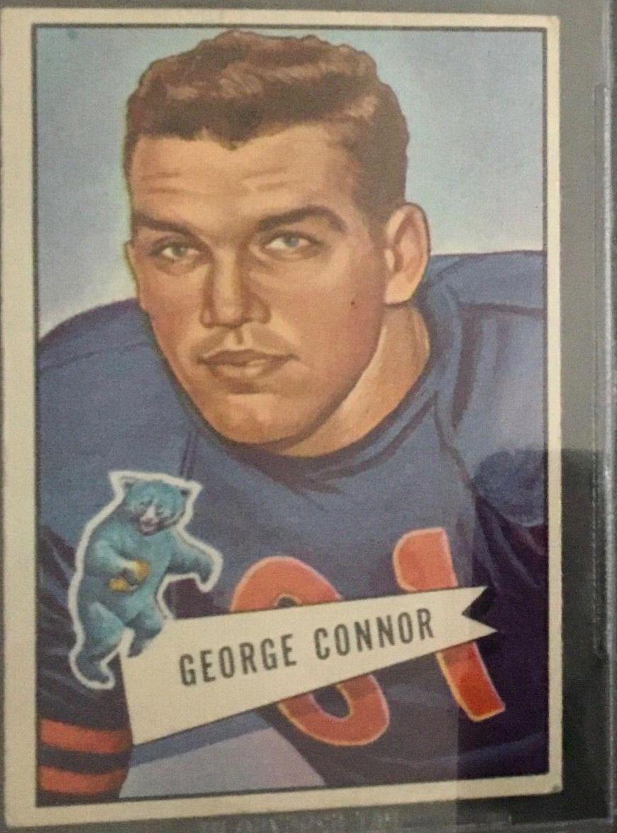 George Connor #19 Football Cards 1952 Bowman Large