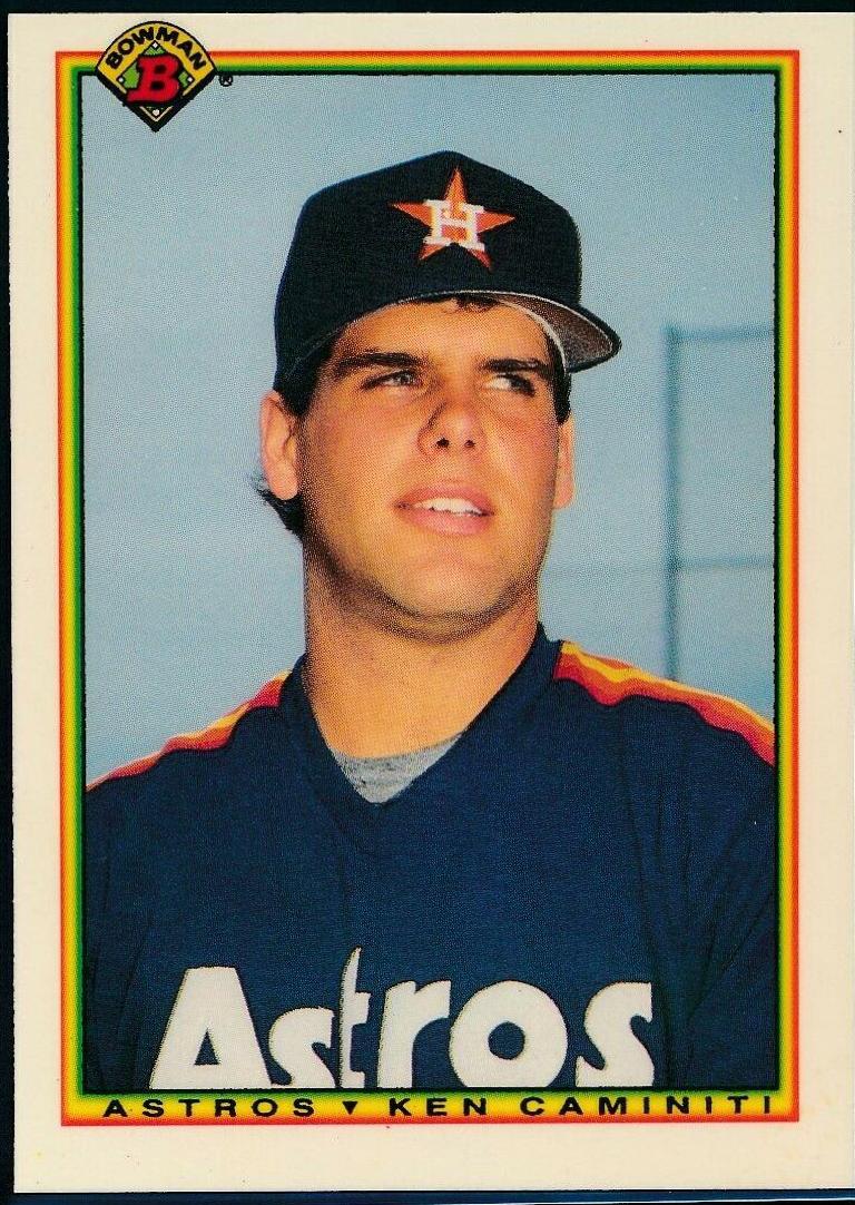 Ken Caminiti #73 Baseball Cards 1990 Bowman Tiffany