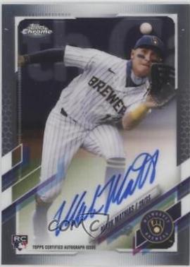 Mark Mathias #RA-MMA 2021 Topps Chrome Baseball Rookie Autographs