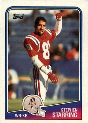 Stephen Starring #182 Football Cards 1988 Topps