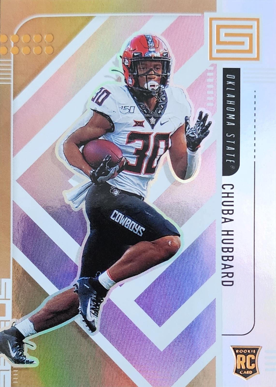 chuba hubbard #172 Football Cards 2021 Panini Chronicles Draft Picks Status