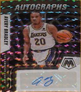 Avery Bradley #AM-AVB Basketball Cards 2021 Panini Mosaic Autographs