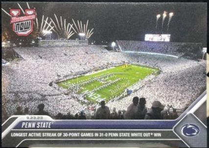 Penn State #8 Football Cards 2023 Bowman U Now