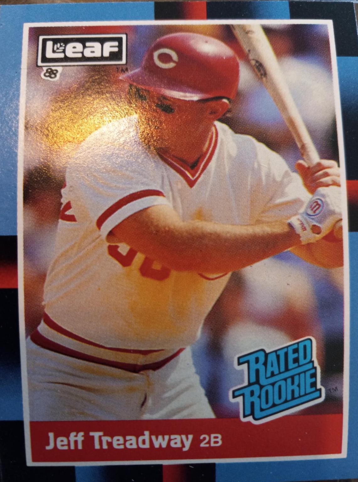 Jeff Treadway #29 Baseball Cards 1988 Leaf