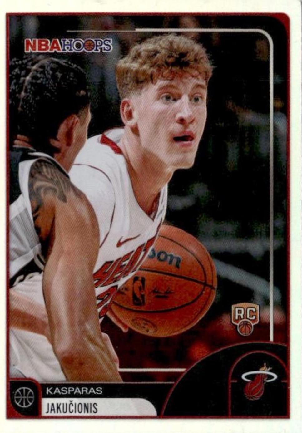 2025 Topps NBA Hoops Kasparas Jakucionis #75 card
