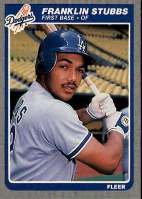 Franklin Stubbs #386 Baseball Cards 1985 Fleer