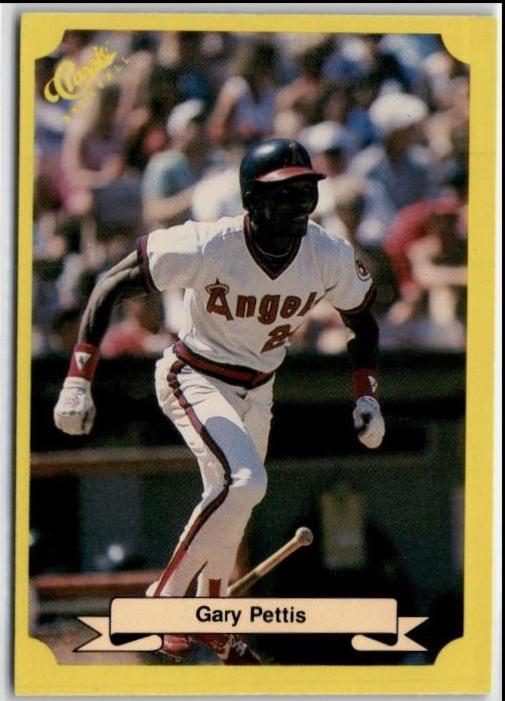 Gary Pettis #134 1987 Classic Travel Update Baseball
