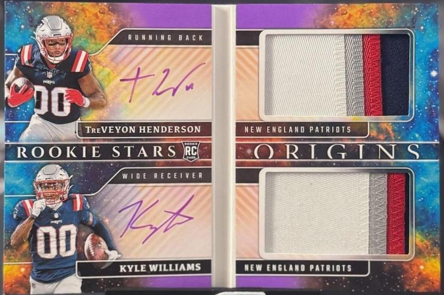 TreVeyon Henderson #RPH-THN 2025 Panini Origins Rookie Patch Football